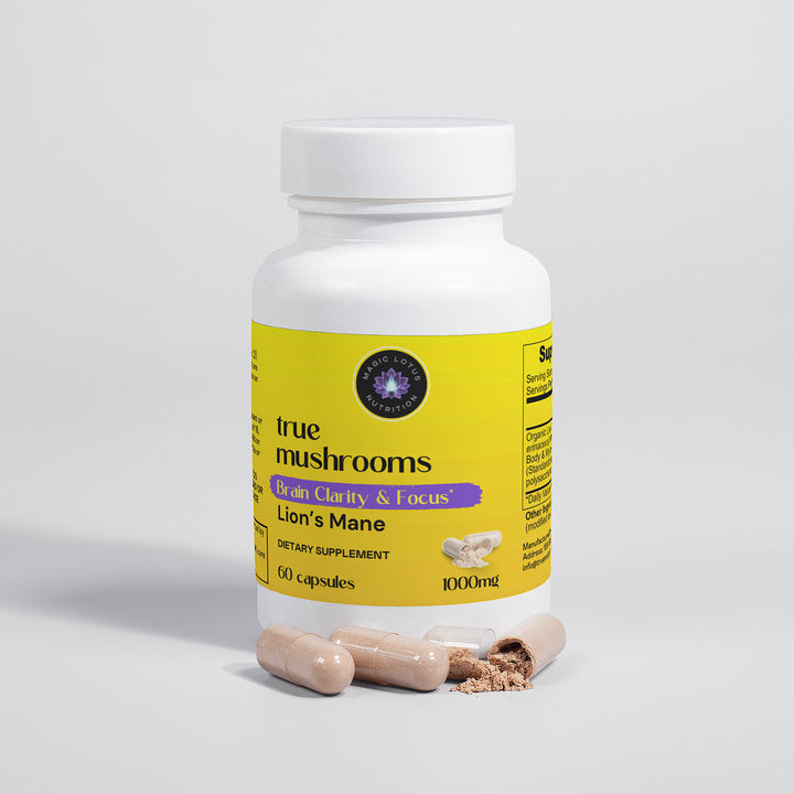 Lion's Mane Mushroom Capsules - TRUEMSHRMS