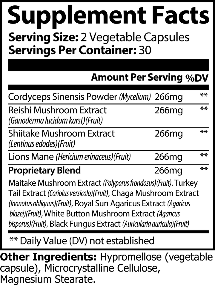 10 Fungi Blend Capsules